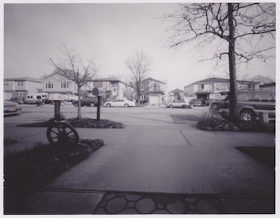Garage pinhole photo